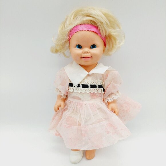 Mattel Blond Baby Doll 11" Neck embossed 1971 Mattel Inc Mexico READ - Picture 3 of 9